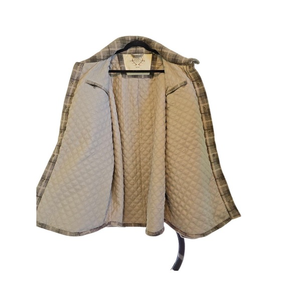 Cabela's Outfitter Series Thinsulate Snap Fleece Quilted Flannel Jacket Tall 3XL - Picture 4 of 9